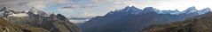 12 Viertausender am Morgen vom Trockenen Steg in 2920 m hoch über...