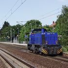 1206 MAK durchfährt den Bahnhof Wolfskehlen