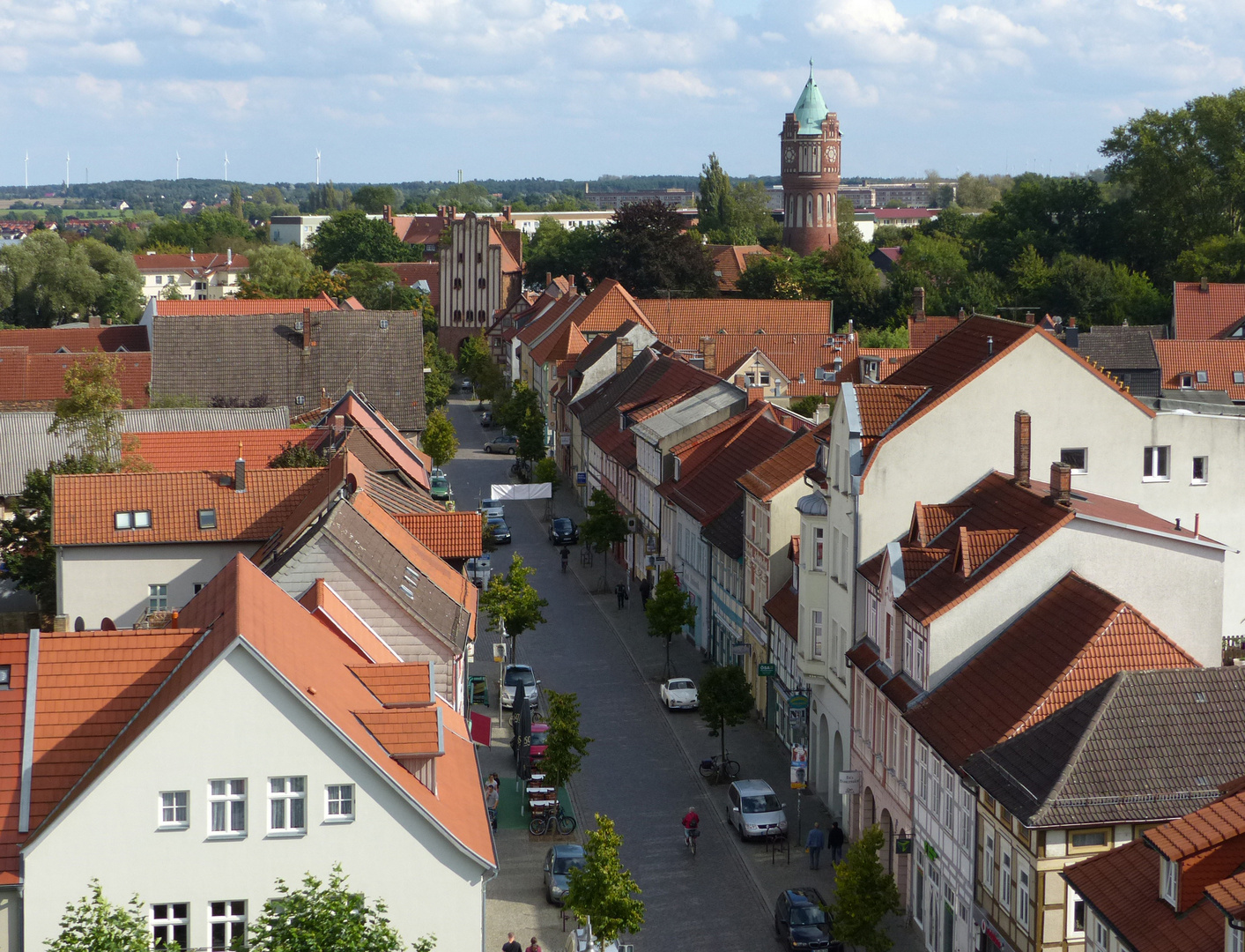 121 Stufen hoch stieg meine Enkelin Nadine auf den Rathausturm, 