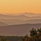 124 km Blick zur Schneekoppe von der Naklerovska vysina...