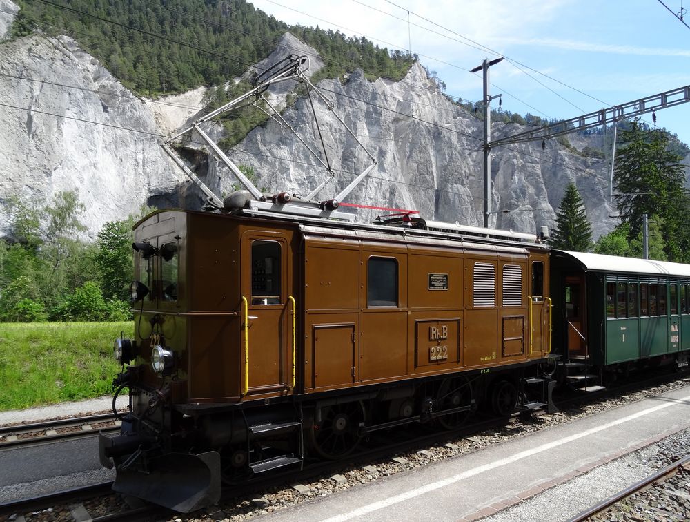 125 Jahre RhB in der Rheinschlucht