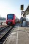 Bahnhof Riedrode - Dieseltriebwagen 622 043 fährt aus de vitagraf