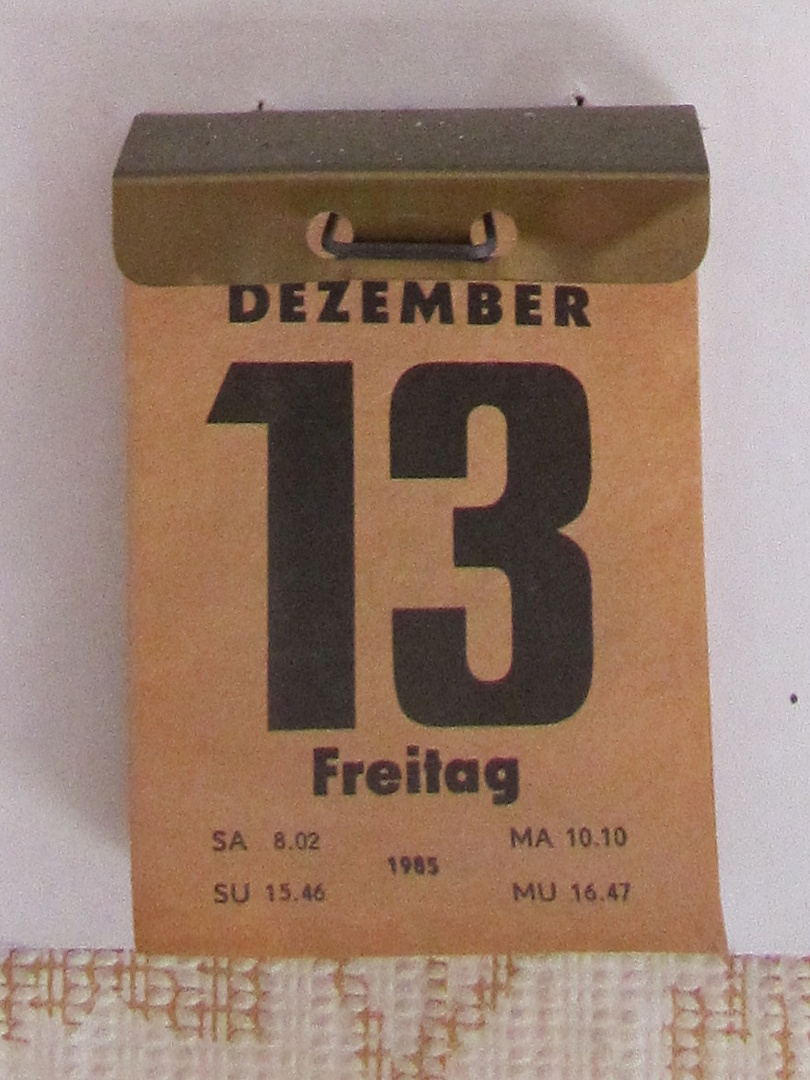 13. Dezember 1985