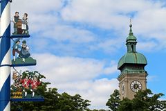 13. Maibaum auf dem Viktualienmarkt - Opfer eines Diebstahls