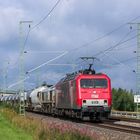 13.08.16 MEG 804  mit Claas  und Leerzementzug in Kornbach 