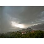 14 H 40 orage sur le lac de Côme