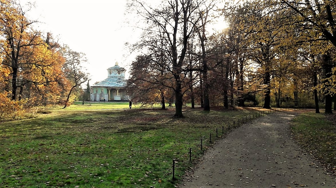 14.11.2019 Blick Richtung  Chinesisches Haus Schlosspark Sanssouci Potsdam