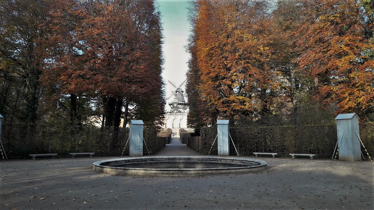 14.11.2019 Potsdam Schlosspark Sanssouci Winddmühle
