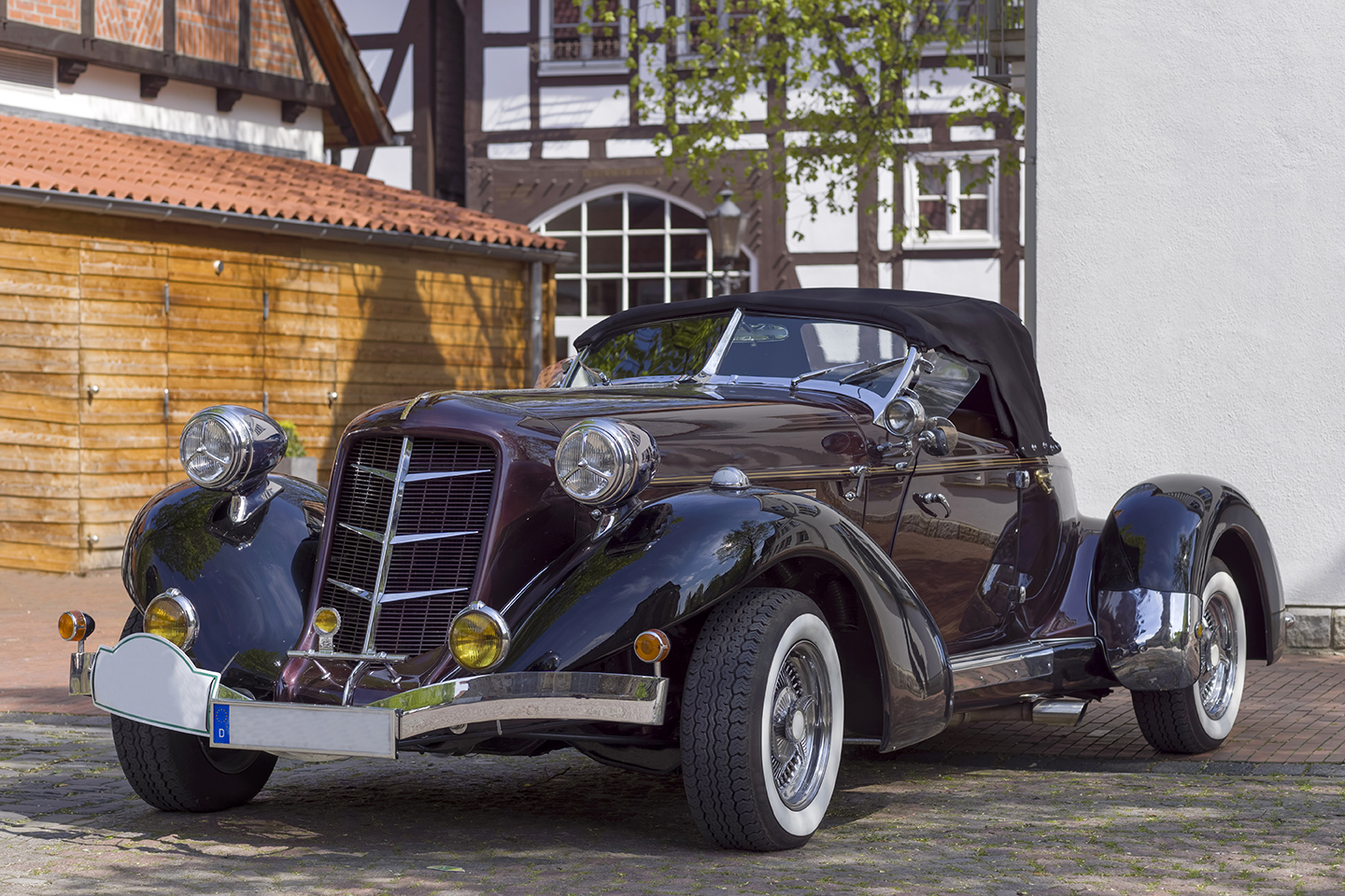 1412SB Oldtimer 1935 Lincoln K LeBaron Convertible Roadster 