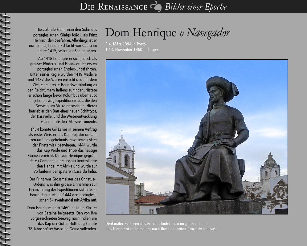 1418 • Dom Henrique o Navegador