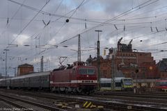 143 005-6 bei der Einfahrt im Bamberg