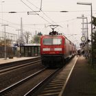 143 076 als Schublok für RB75 nach Aschaffenburg