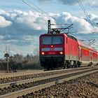 143 242 mit RB75 nach Wiesbaden - Nauheim - 28.01.2014