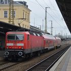 143 821 mit der RB von Elsterwerda nach Chemnitz in Riesa