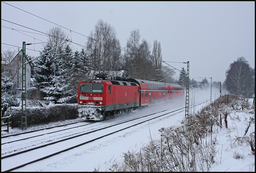 143er im Schnee