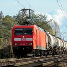 145 028-7 mit einem Kesselzug