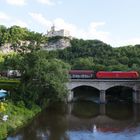 145 028 vor der Rudelsburg