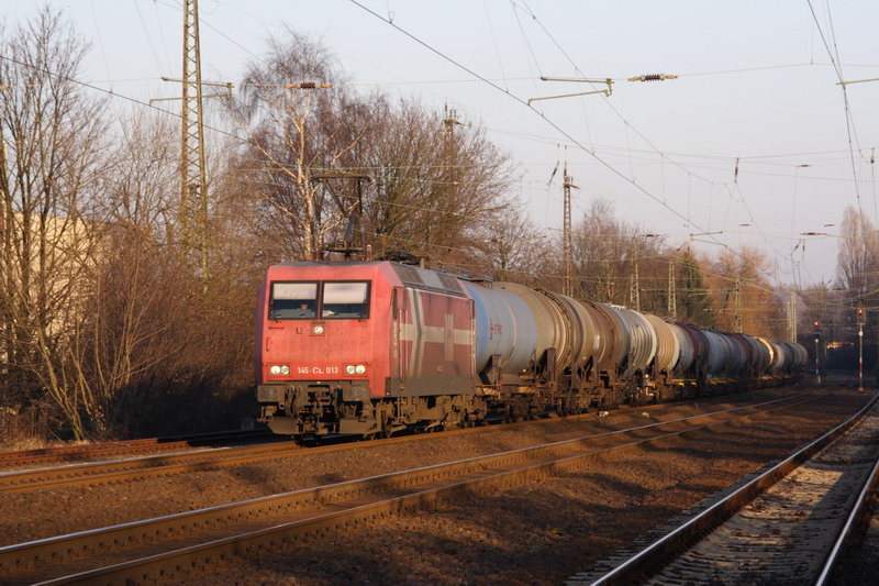 145-CL 013 mit mit DGS 89 865 und +4 durch Gelsenkirchen Buer Nord(Alter Bahnhof)