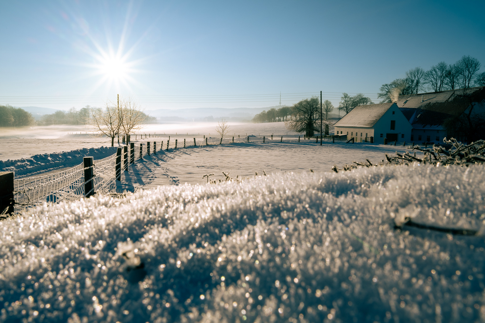 -14,5°C und Nebel