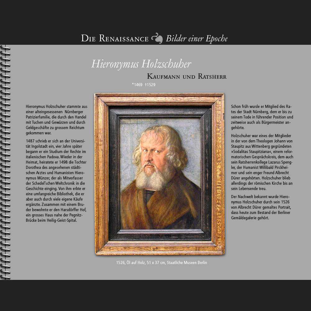 1469 • Hieronymus Holzschuher | Kaufmann und Ratsherr