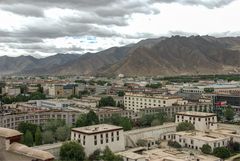 147 - Lhasa (Tibet) - View on Lhasa seen from Potala Palace