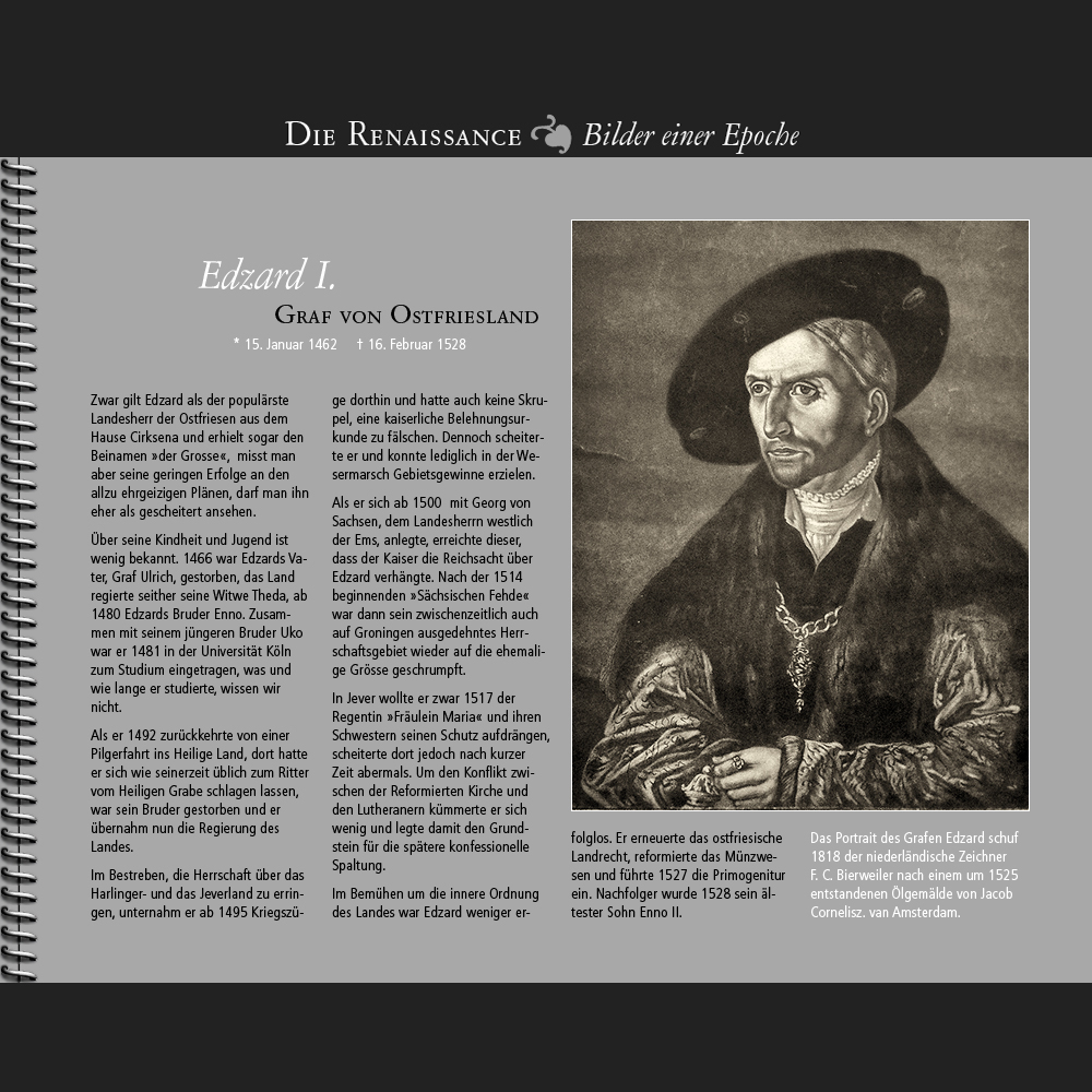 1492 • Edzard I. | Graf von Ostfriesland