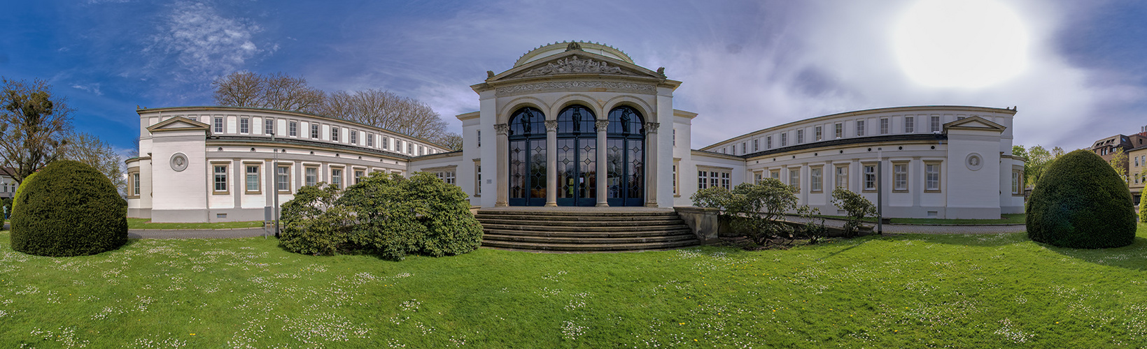 1498SC.1503SC historisches Gebäude in Bad Oeynhausen Kurpark Panorama