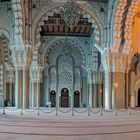 1499R-1500R Moschee Hassan II Innen Casablanca Panorama