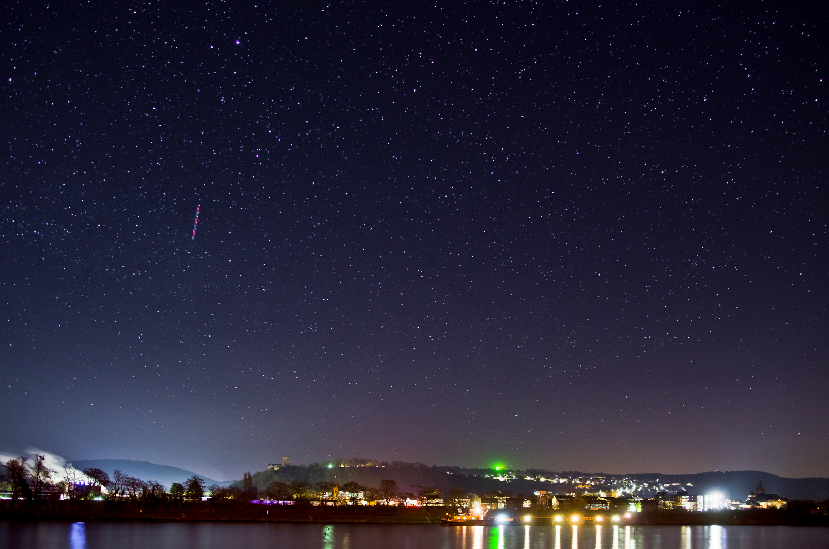 15. Feb. 2019, Sternennacht am Rhein/Lahnmündung II