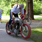 15. Klassikertreffen an den Opelvillen Rüsselsheim/Main am 28.6.2015