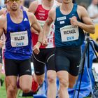 1500-m Lauf, Willem Goertzen (RSA), Nico Beckers, Michael Schrader