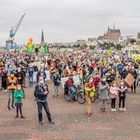 1500 Menschen beim Klimastreik von Fridays for Future in Rostock