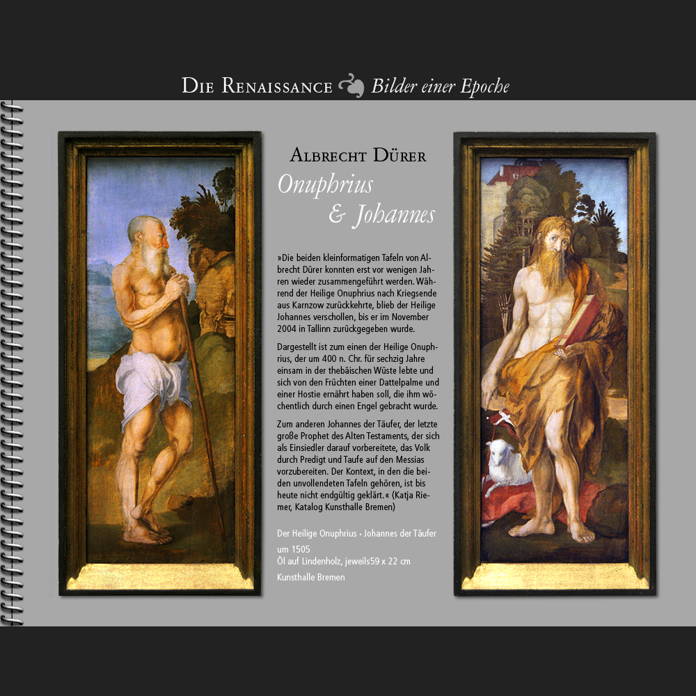 1505 • Dürer | Onuphrius & Johannes