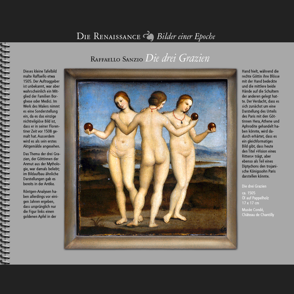 1505 • Raffaello Sanzio | Die drei Grazien