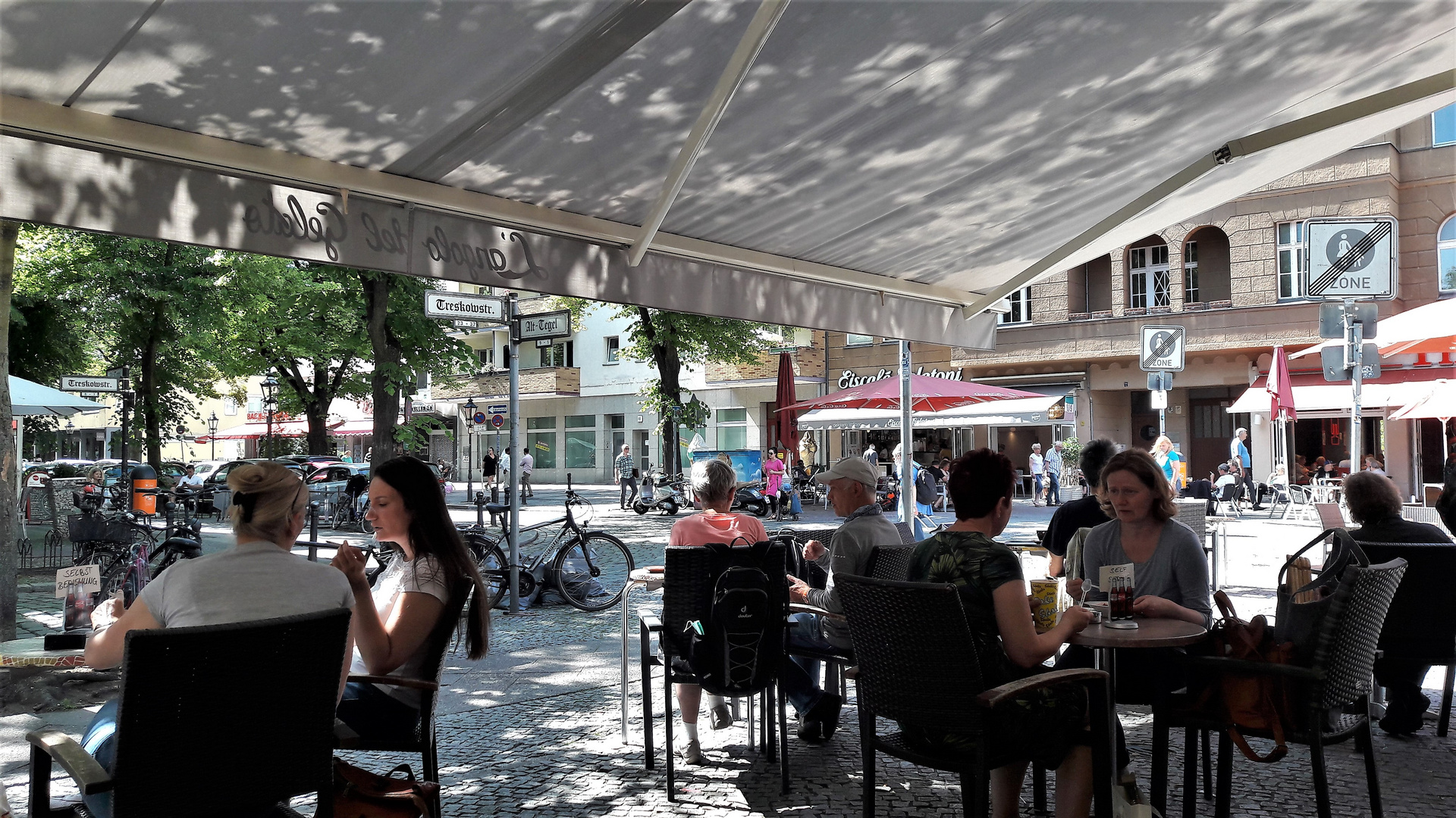 15.06.2020 Eisgenuss nach dem Minigolf (angehängt)  in Alt Tegel