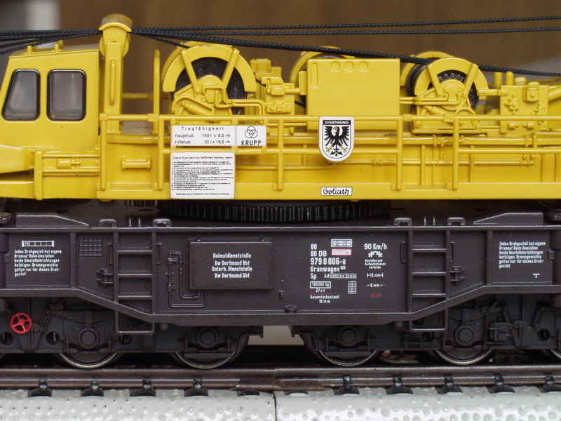 150t Eisenbahnkran (Märklin H0 Modell)