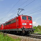 151 004-9 RHB 268 und RHB ? vor einem Ganzzug