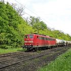 151 006-0 DB vor einem Kesselzug