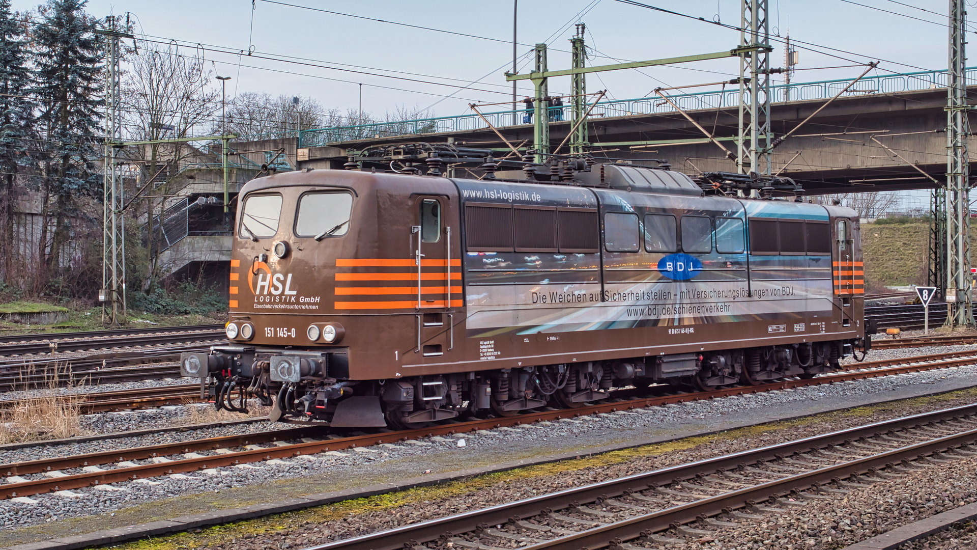 151 145 der HSL Logistik in Hamburg-Harburg