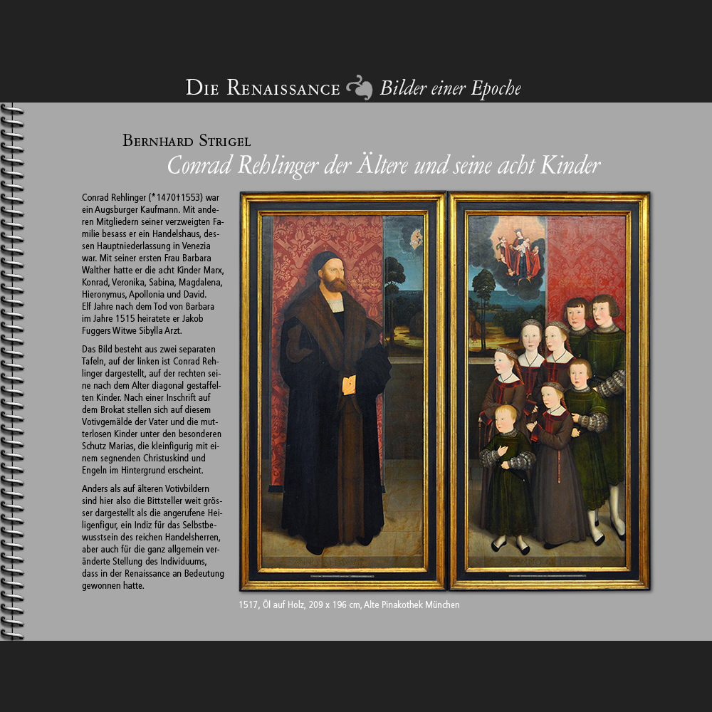 1517 • Bernhard Strigel | Conrad Rehlinger und seine acht Kinder