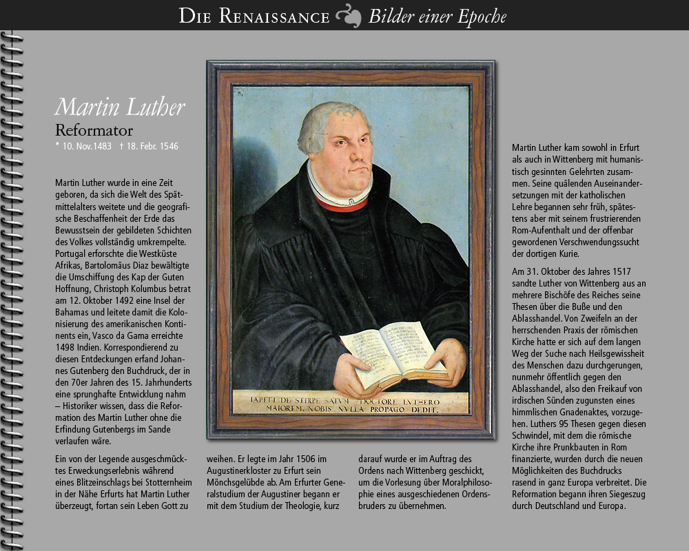 1517 • Martin Luther, Reformator