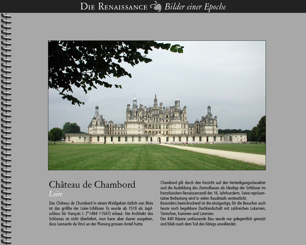 1519 • Château de Chambord
