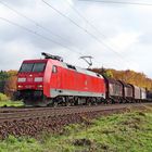152 053-6 DB mit einem gem. Güterzug