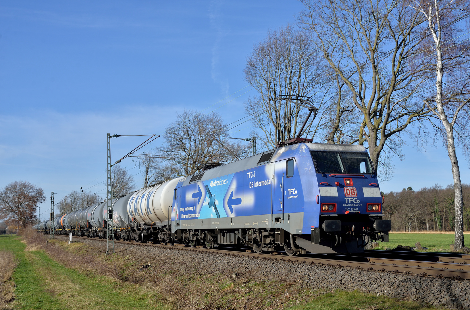 152 137-6 --Albatros-- am 19.02.21 in Hamm-Neustadt