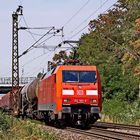 152 163-2 DB mit einem gem. Güterzug