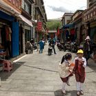 154 - Lhasa (Tibet) - Street in close vicinity to Potala Palace