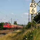  155 013 mit Bunkerzug in Eggolsheim 