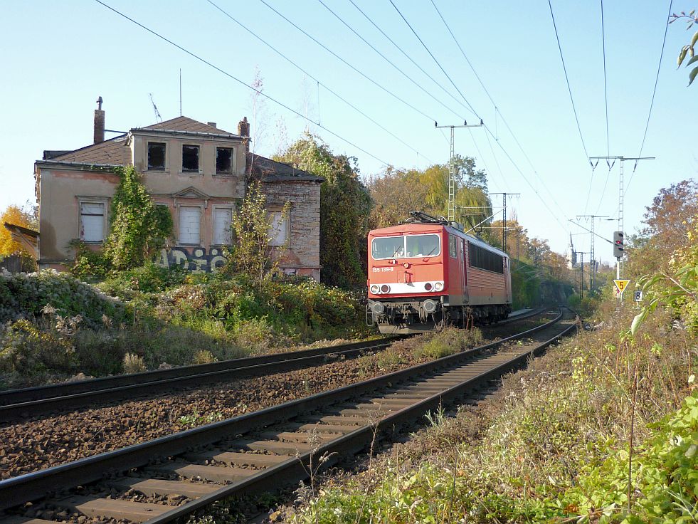 155 139-9 LZ in Richtung Dresden Friedrichstadt