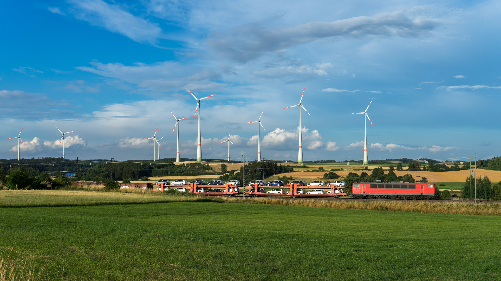 155 178 mit dem EZ 51619 Zwickau-Hof-Nürnberg.