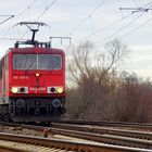 155 189 Railion mit einem gem. Güterzug